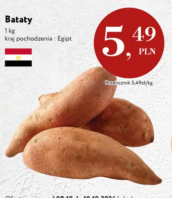 Bataty promocja w Market Point