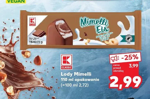 Lody Mimelli K-Classic promocja w Kaufland