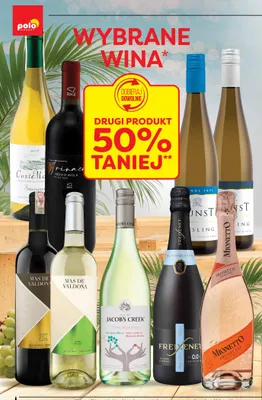 Wino białe CosteMoro Sauvignon promocja w POLOmarket