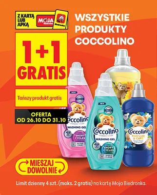 Produkty Coccolino promocja w Biedronka