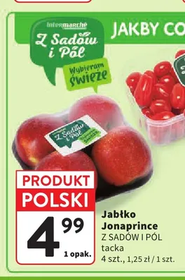 Jabłka Jonaprince Z Sadów i Pól promocja w Intermarche