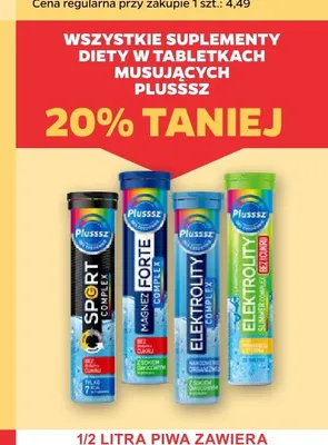 Suplement diety Plusssz Magnez Forte Complex promocja w Netto