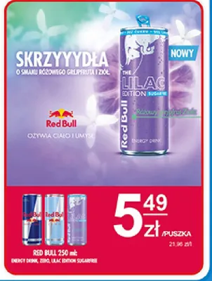 Napój energetyczny Red Bull, Red Bull zero, Red Bull white promocja w LEWIATAN
