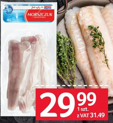 Morszczuk filety bez skóry 800 g promocja w Selgros