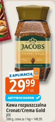 Kawa rozpuszczalna Cronat/Crema Gold promocja w Leclerc