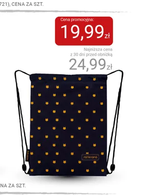 Worek na obuwie Astrabag promocja w Smyk