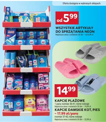 Kapcie plażowe promocja w Stokrotka