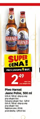Piwo Harnaś Jasne Pełne promocja w Twój Market