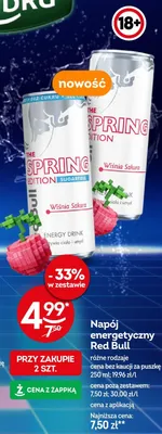 Napój energetyczny Red Bull różne rodzaje promocja w Żabka