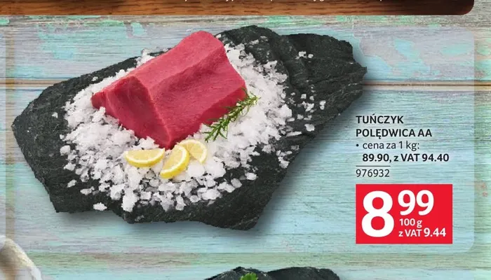 Tuńczyk polędwica AA promocja w Selgros