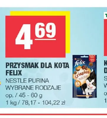 Przysmak dla kota Felix promocja w SPAR
