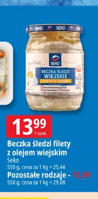 Beczka śledzi Seko promocja w Leclerc