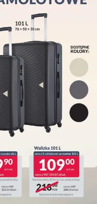 Walizka ABS Semi Line 101 l 76x50x30 cm promocja w Selgros