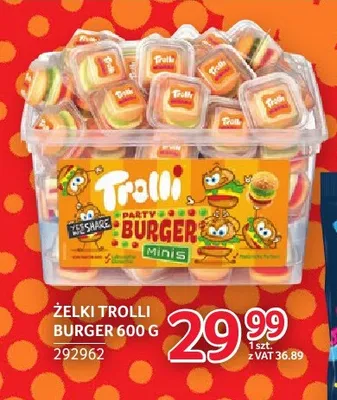 Żelki Trolli Burger promocja w Selgros