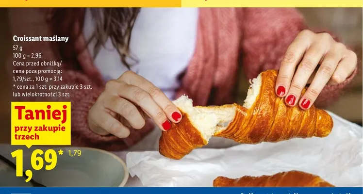 Croissant maślany promocja w Lidl