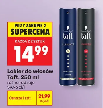 Lakier do włosów Ultimate Hairspray promocja w Biedronka