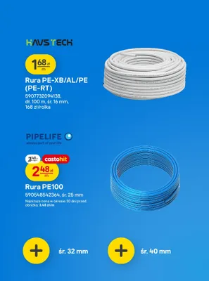 Rura PE100 promocja w Castorama