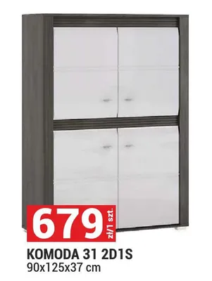 Komoda Komoda 31 2D1S promocja w Merkury Market