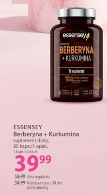 Suplement diety Berberyna + Kurkumina promocja w Hebe