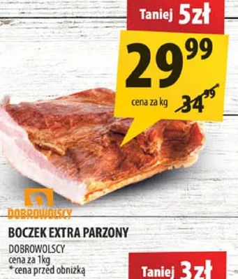 Boczek extra parzony Dobrowolscy promocja w Arhelan