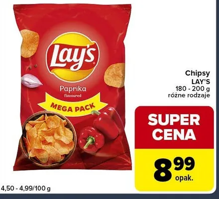 Chipsy paprika promocja w Globi