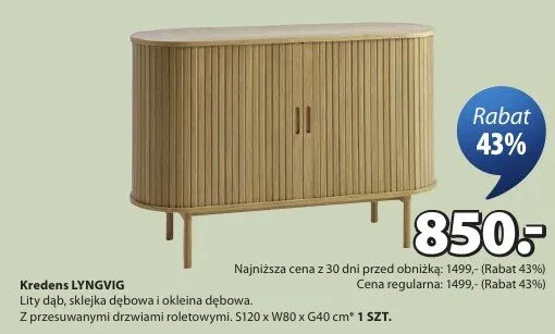 Kredens Lyngvig promocja w Jysk