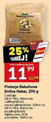Pistacje Bakaliowa Dolina Hebar promocja w Twój Market