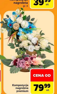 Kompozycja nagrobna premium promocja w Carrefour