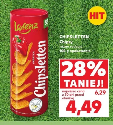 Chipsy Lorenz Chipsletten papryka promocja w Kaufland