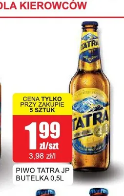 Piwo Tatra promocja w Bingo