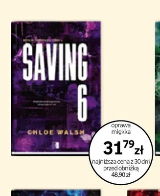 Książka Saving 6 Chloe Walsh oprawa miękka promocja w Empik