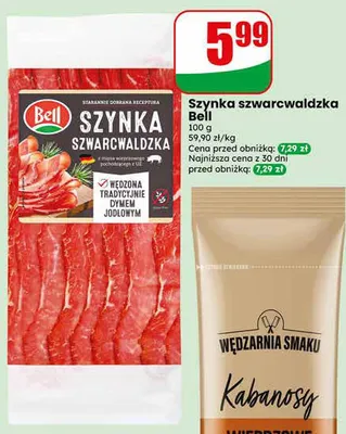 Szynka szwarcwaldzka Bell promocja w Dino