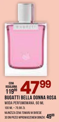 Woda perfumowana Bella Donna Rosa promocja w Drogerie Natura