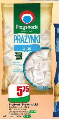 Prażynki Przysnacki solone promocja w Dino