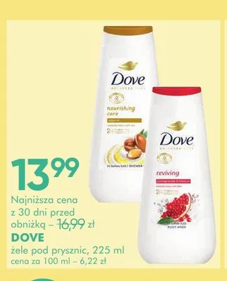 Żel pod prysznic Dove Nourishing Care promocja w Super-Pharm