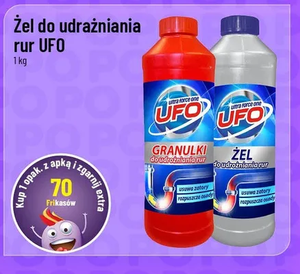 Granulki do udrażniania rur UFO promocja w POLOmarket