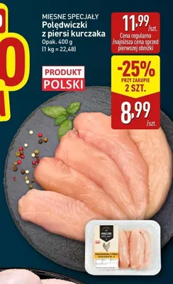 Polędwiczki z piersi kurczaka Mięsne Specjały promocja w Aldi
