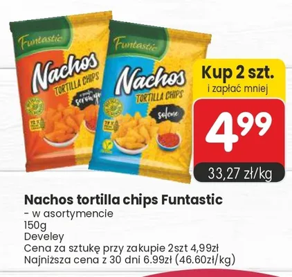 Nachos tortilla chips Funtastic promocja w Market Point
