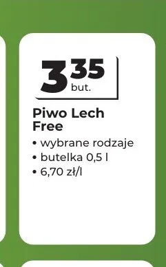 Piwo bezalkoholowe Lech Free promocja w Odido