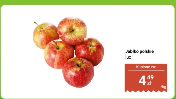 Jabłko polskie luz promocja w Biedronka