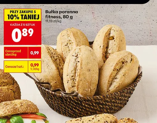 Bułka poranna fitness promocja w Biedronka