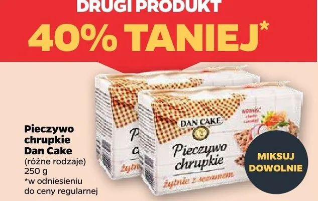 Pieczywo chrupkie Dan Cake promocja w Netto