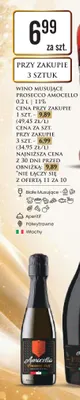 Wino musujące Prosecco Amocello promocja w Dino