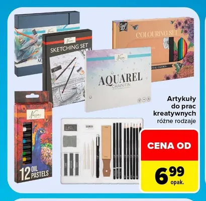 Artykuły do prac kreatywnych promocja w Carrefour