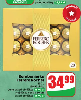 Bombonierka Ferrero Rocher promocja w Dino