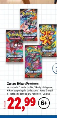 Zestaw 10 kart Pokémon promocja w Lidl