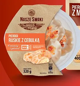 Pierogi ruskie z cebulką Nasze Smaki promocja w Biedronka