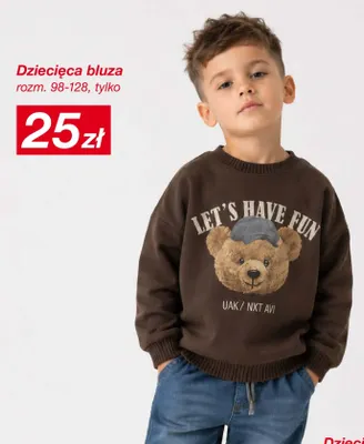 Dziecięca bluza promocja w KiK