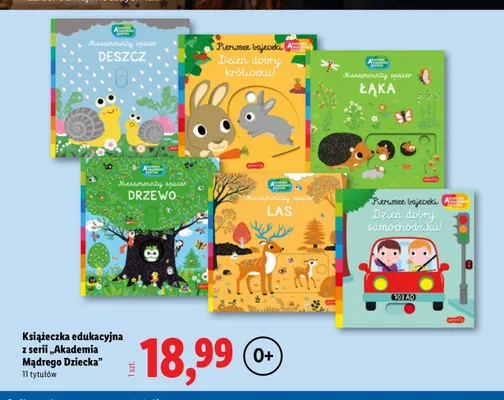 Książeczka edukacyjna z serii Akademia Mądrego Dziecka promocja w Lidl