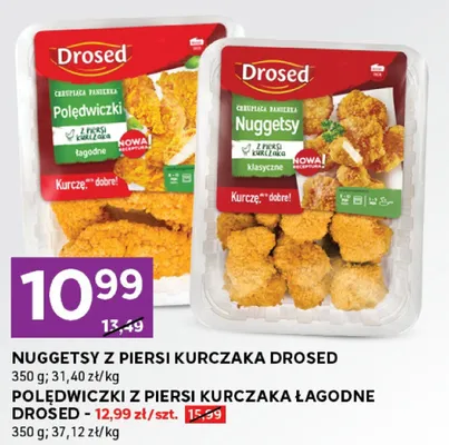 Polędwiczki z piersi kurczaka łagodne Drosed promocja w Stokrotka